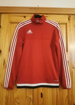 Adidas ClimaCool Quarter-Zip Training Top Red UK XS, brand: adidas, condition: Very good, size: XS, €12.99, €14.34 includes Buyer Protection