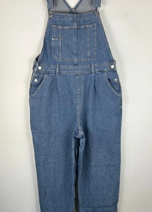 Salopette en Jean Mom Vintage Bleu, merk: Vintage Denim, staat: Heel goed, maat: XXL / 44 / 16, € 32,00, € 34,30 inclusief Kopersbescherming Pro