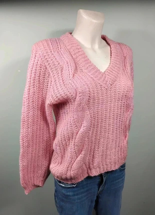 Pull - Torsadé - Rose - Laine - Taille M #25, marque: Vintage Dressing, état: Très bon état, taille: M / 38 / 10, 20,00 €, 21,70 € Protection acheteurs incluse