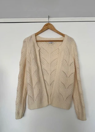 Gilet crème ajouré Phildar maille hiver 2025 2026 effet mohair haut de gamme, bohème chic, marke: Phildar, zustand: Neu, größe: M / 38 / 10, 65,00 €, 68,95 € inklusive Vinted-Käuferschutz