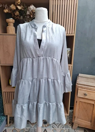 🌟 Élégante Robe à Manches Longues à volant Parfaite pour Toutes Occasions 🌟, marque: Vintage Dressing, état: Neuf avec étiquette, taille: M / 38 / 10, 22,40 €, 24,22 € Protection acheteurs incluse