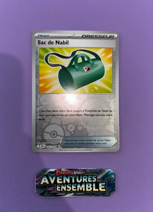 Carte Pokémon Sac de Nabil 147/159 Reverse Aventures Ensemble Fr, brand: Pokémon, condition: Very good, €1.00, €1.75 includes Buyer Protection