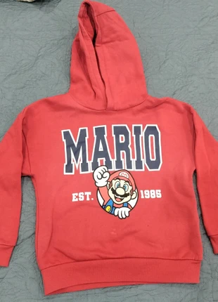 Sweat capuche Mario, marque: Super Mario, état: Très bon état, taille: 7 ans / 122 cm, 4,00 €, 4,90 € Protection acheteurs incluse