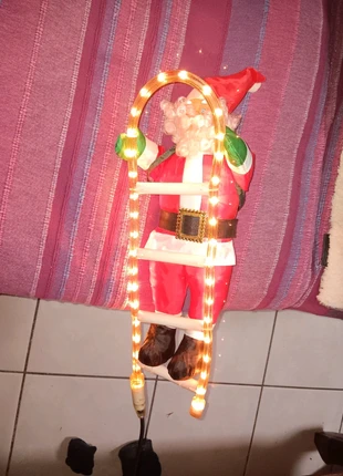 Père Noël sur échelle lumineuse, marque: Noël, état: Très bon état, 5,00 €, 5,95 € Protection acheteurs incluse