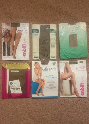 6 collant vari marchi 20 den color carne (bronze), marca: Glissade, estado: Nuevo sin etiquetas, tamaño: M / 38 / 10, 5,00 €, 5,95 € Protección al comprador incluida