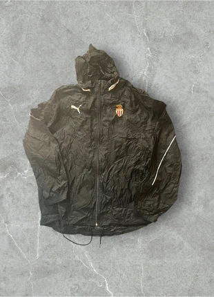 Veste Coupe-vent à capuche puma AS monaco vintage y2k noir - Taille L, marque: Puma, état: Très bon état, taille: L, 19,90 €, 21,60 € Protection acheteurs incluse
