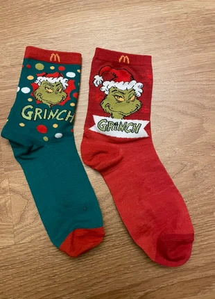 Calze Grinch MC, brand: M&C, condizioni: Nuovo senza cartellino, taglia: Taglia unica, €3.50, €4.38 include la Protezione acquisti