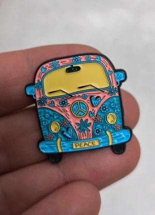 Pin Furgoneta Hippie, état: Neuf avec étiquette, 4,25 €, 5,16 € Protection acheteurs incluse