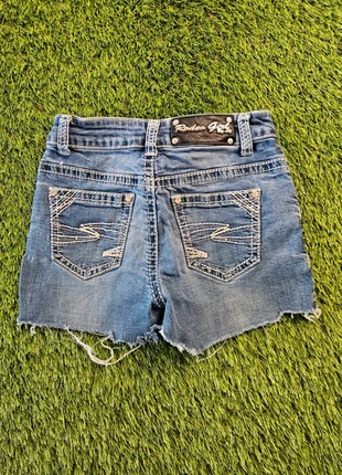 Vintage Y2K Rodeo Girl Denim Shorts – Raw Hem, Western Vibe, marque: Miss Me, état: Très bon état, taille: XXXS / 30 / 2, 6,00 €, 7,00 € Protection acheteurs incluse