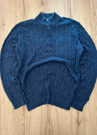 Pull 1/4 Zip Torsadé Vintage Homme | Taille XL | 100% Coton, marque: Vintage Dressing, état: Très bon état, taille: XL, 14,99 €, 16,44 € Protection acheteurs incluse