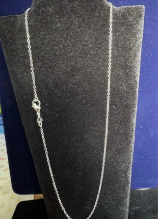 Zilveren ketting 60 cm lang. Schakel 1 mm breed, merk: ZILVER, staat: Nieuw zonder prijskaartje, € 7,50, € 8,58 inclusief Kopersbescherming