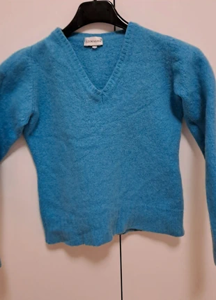 Camisola de decote em v, em lã marine, 12 anos, brand: Lismalha, condizioni: Ottime, taglia: 12 anni / 152 cm, €12.00, €13.30 include la Protezione acquisti