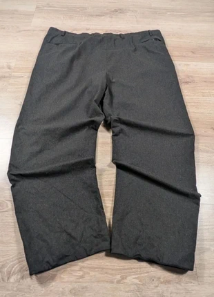 Pantalon en laine large noir gris ample coupe droite chino classe, marca: Vintage Dressing, estado: Muy bueno, tamaño: XXL, 19,90 €, 21,60 € Protección al comprador Pro incluida