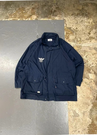 Veste USA coupe vent bleu marine brodée Vintage, brand: Gianfranco Ferré, condition: Good, size: L, €35.00, €37.45 includes Buyer Protection Pro