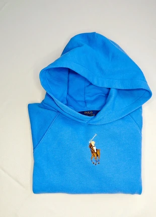 Pull à capuche Ralph Lauren couleur bleue lila, marke: Ralph Lauren, zustand: Sehr gut, größe: XS / 34 / 6, 25,00 €, 26,95 € inklusive Vinted-Käuferschutz