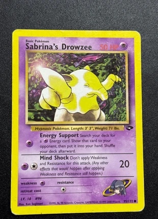 Sabrina Drowzee GC 95/132, brand: Pokémon, condizioni: Buone, €1.65, €2.43 include la Protezione acquisti