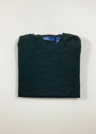 Pull Col V en Laine Mérinos Ralph Lauren Femme – Vert Foncé – Taille XS, marke: Ralph Lauren, zustand: Sehr gut, größe: XS / 34 / 6, 27,00 €, 29,05 € inklusive Vinted-Käuferschutz