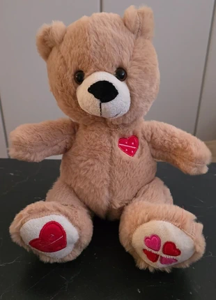 Peluche orsetto con cuori ricamati, état: Neuf sans étiquette, taille: M, 7,00 €, 8,05 € Protection acheteurs incluse