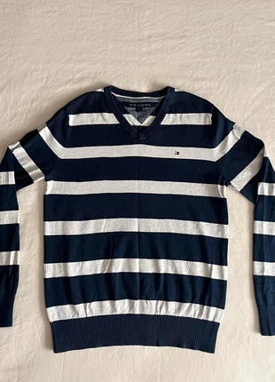 Pull Tommy Hilfiger Homme bleu marine col V - Taille XS, marca: Tommy Hilfiger, estado: Muy bueno, tamaño: XS, 22,00 €, 23,80 € Protección al comprador incluida