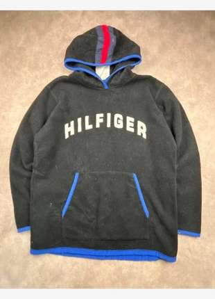Sweat polaire Tommy Hilfiger noir logo brodé - taille M, marca: Tommy Hilfiger, estado: Muito bom, tamanho: M, €29.90, €32.10 inclui Proteção do Comprador Pro