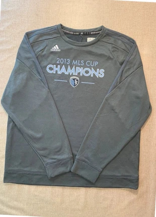 Crewneck Football Vintage MLS 2013 Kansas City - Adidas - Size L - Emboided logo, brand: adidas, condizioni: Buone, taglia: L, €6.00, €7.00 include la Protezione acquisti
