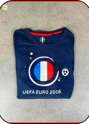 T-shirt homme Euro 2016 – Taille L – Bleu marine, condizioni: Ottime, taglia: L, €3.00, €3.85 include la Protezione acquisti