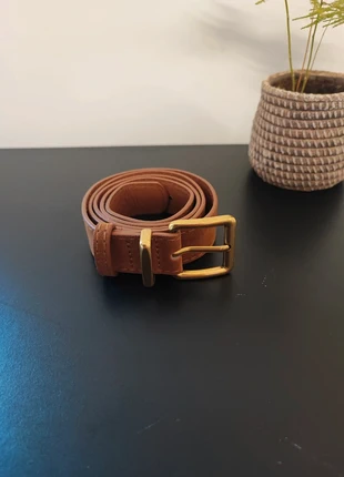Ceinture en cuir marron clair / Boucle dorée / 105CM, condizioni: Ottime, taglia: 105 cm, €10.00, €11.20 include la Protezione acquisti Pro
