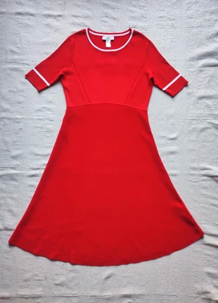 Heine abito rosso a trapezio college retro style vestito midi dress M/L, marke: heine, zustand: Sehr gut, größe: L / 40 / 12, 12,00 €, 13,30 € inklusive Vinted-Käuferschutz