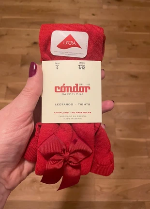 Condor red Tights with bows. Aged 6-12 months, brand: Cóndor, condition: New with tags, size: 6-9 months / 68 cm, €13.00, €14.35 includes Buyer Protection