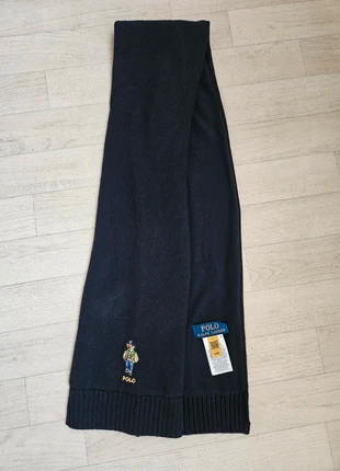 Ralp Lauren polo bear cotton scarf navy, merk: Polo Ralph Lauren, staat: Heel goed, € 50,00, € 53,20 inclusief Kopersbescherming