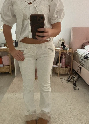 Vintage White Bootcut Jeans, brand: David Camp, condizioni: Ottime, taglia: S / IT 40 / EU 36, €25.00, €26.95 include la Protezione acquisti