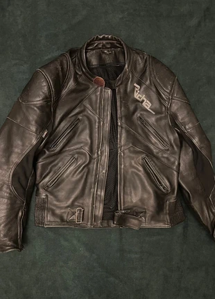 Richa Men’s Black Leather Motorcycle Jacket – Size Small (EU 44 / UK 34), brand: Richa, condition: Very good, size: S, £47.00, £50.05 includes Buyer Protection Pro