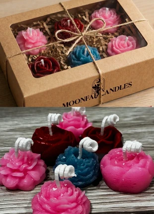 Set 7 velas aromáticas con forma de flores, merk: Regalos, staat: Heel goed, € 4,60, € 5,53 inclusief Kopersbescherming