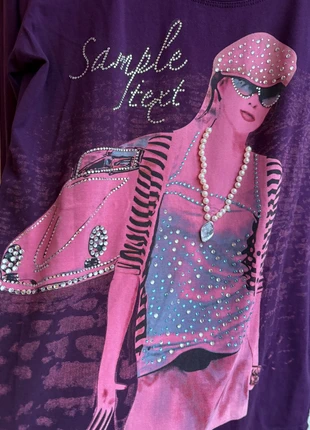 Y2K vintage Parisian womens longsleeve t-shirt, merk: Vintage Dressing, staat: Goed, maat: L / 40 / 12, € 20,00, € 21,70 inclusief Kopersbescherming