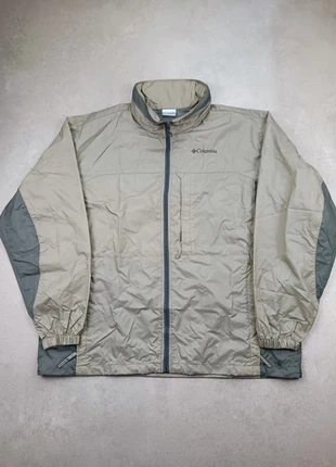 Imperméable Veste Coupe-vent Columbia logo brodé beige/kaki/gris taille XL, brand: Columbia, condition: Very good, size: XL, €29.90, €32.10 includes Buyer Protection Pro