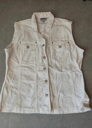 Veste en jean denim blanche stone valley taille L, brand: Stone Valley, condition: Very good, size: L / 40 / 12, €10.00, €11.20 includes Buyer Protection Pro