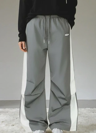 Pantalon parachute femme – Gris – Taille S – Style streetwear & décontracté, marque: streetwear, état: Neuf sans étiquette, taille: S / 36 / 8, 12,00 €, 13,30 € Protection acheteurs (Pro) incluse