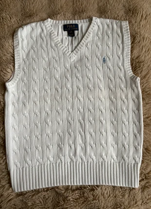 Polo Ralph Lauren Strickweste Pullunder, merk: Polo Ralph Lauren, staat: Heel goed, maat: M, € 25,00, € 26,95 inclusief Kopersbescherming