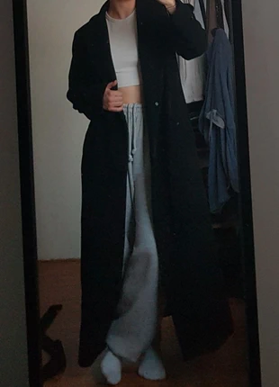 Manteau Noir En Laine, brand: Zara, condition: Good, size: L / 40 / 12, €80.00, €84.70 includes Buyer Protection