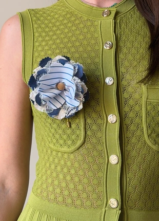 Broche fleur handmade – Studio Magnolia Bloom, marque: Vintage, état: Neuf avec étiquette, 12,00 €, 13,30 € Protection acheteurs incluse