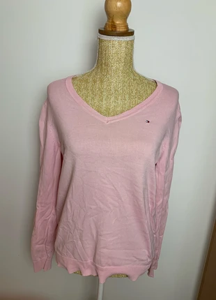Pull Col en V Tommy Hilfiger Rose - Taille XL - Pima Cotton, marque: Tommy Hilfiger, état: Très bon état, taille: XL / 42 / 14, 15,00 €, 16,45 € Protection acheteurs (Pro) incluse