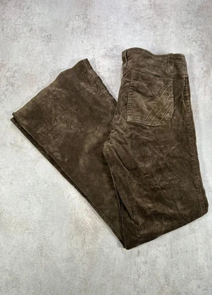 Pantalon Vintage En Velours Côtelé / Corduroy Vintage brun olive ample taille 40, marke: Vintage Dressing, zustand: Sehr gut, größe: L / 40 / 12, 12,00 €, 13,30 € beinhaltet Vinted-Käuferschutz Pro