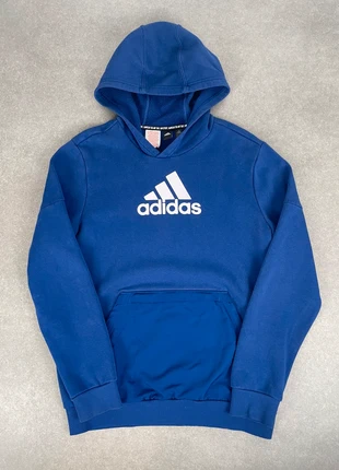 Pull à capuche adidas poche kangourou imprimer taille XL enfant garçon bleu, brand: adidas, condizioni: Buone, taglia: XL, €8.00, €9.10 include la Protezione acquisti Pro