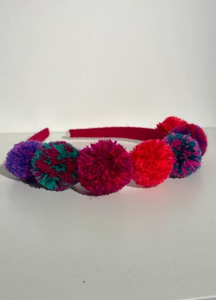 Pom-Pom Hairband, handmade in Mexico, brand: kushty locks, condition: New without tags, £9.00, £10.02 includes Buyer Protection Pro
