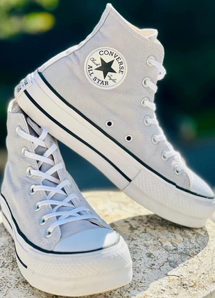 Converse Plate-forme Grises, brand: Converse, condition: Very good, size: 38, €23.00, €24.85 includes Buyer Protection