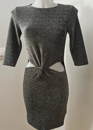 Robe pailette argenté noir dress festive Noël christmas, marque: Jennifer, état: Très bon état, taille: S / 36 / 8, 6,00 €, 7,00 € Protection acheteurs incluse