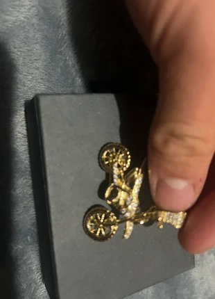 Motorbike gold pendant, brand: Diamonds, condition: Very good, £5.00, £5.95 includes Buyer Protection