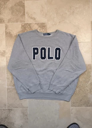 Pull Ralph Lauren - Homme L oversize - Gris inscription polo brodée, marke: Ralph Lauren, zustand: Sehr gut, größe: L, 45,00 €, 47,95 € beinhaltet Vinted-Käuferschutz Pro