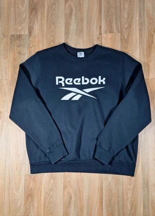 Pull Reebok Crewneck col rond | Noir logo floqué | Taille XL, marca: Reebok, estado: Muito bom, tamanho: XL, €22.99, €24.84 inclui Proteção do Comprador Pro