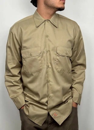 Chemise Dickies Beige Vintage à manches longues M, marque: Dickies, état: Très bon état, taille: M, 24,99 €, 26,94 € Protection acheteurs (Pro) incluse
